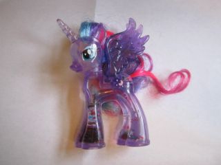 Mlp My Little Pony G4 Rainbow Shimmer Princess Luna Figure Rainbow Power Glitter