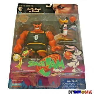 Space Jam Michael Jordan Daffy Duck Vs Pound 17658 Warner Bros 1996