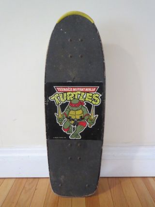 Vintage Teenage Mutant Ninja Turtles Skate Board 1989