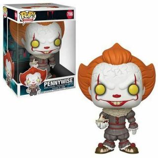 Funko Pop 786 Pop Movies - It: Chapter 2 - Pennywise With Boat 10 - Inch Vinyl Fi