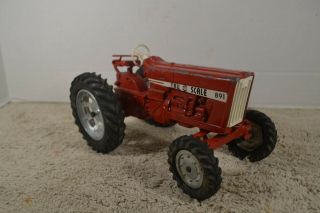 TRU SCALE 891 MFD red tractor toy metal vintage 1960s 9 