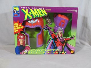 Vintage 1991 Marvel Comics X - Men Magneto Accessory Dress Up Toy Biz Playset Nib