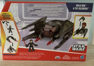 Galactic Heroes Star Wars The Last Jedi Kylo Ren and Tie Silencer Vehicle 2