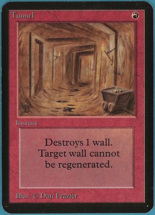 Tunnel Alpha Spld Red Uncommon Magic The Gathering Mtg Card (36330) Abugames