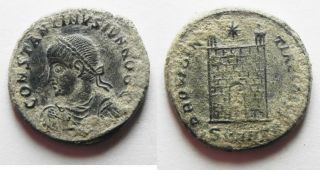 Zurqieh - Aa6279 - Constantine Ii Ae 3.  As Found