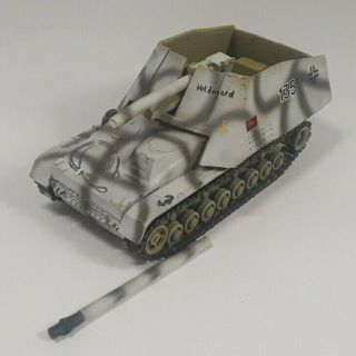 1/48 Solido Panzer Iv Sdkfz 161 (135) W/broken Barrel Custom Painted Winter Camo