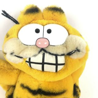 Vtg Garfield Cat Stuffed Plush Animal Stuck on You Suction Cup Window Hanger Toy 3