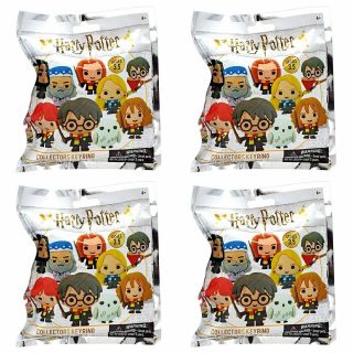 Monogram Harry Potter Series 3.  5 3d Foam Bag Clip 4 Blind Bags
