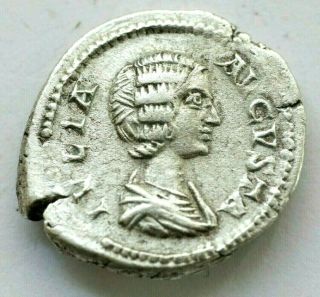 Roman Imperial Julia Domna (196 - 211),  Ar Denarius 3.  52gr/22mm.  Rome,  Obv: