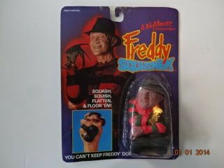 Vintage 1989 Ljn A Nightmare On Elm Street Freddy Krueger Squishem