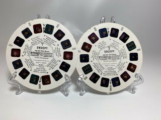 Snoopy And The Red Baron Slides Reels View Master Reel Viewmaster Vintage