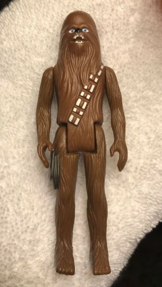 Vintage 1977 Star Wars Chewbacca Lili Ledy Action Figure Figurine No Coo