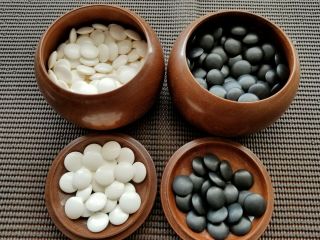Size 30 (8.  0 Mm) - Moon Grade - Slate And Shell Go Stones Go Board Game 5