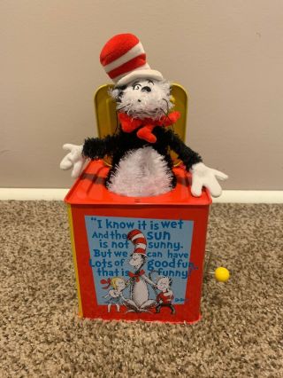 Cat In The Hat Musical Jack In The Box Dr Seuss 2002