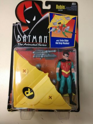 Robin Batman The Animated Series Action Figure Kenner Nip Turbo Glider