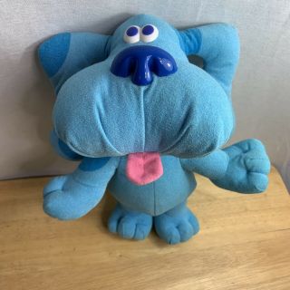 Vintage 1997 Blues Clues Sing Along Viacom Plush Stuffed Animal 11 "