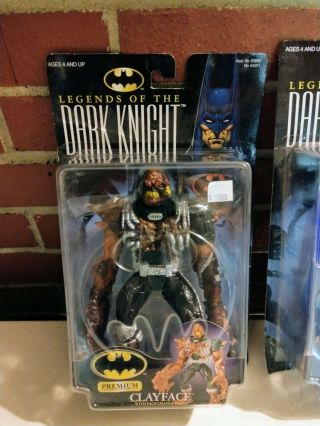 Kenner Legends of the Dark Knight Shatter Blade Batman and Clayface 1998 2