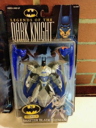 Kenner Legends of the Dark Knight Shatter Blade Batman and Clayface 1998 3