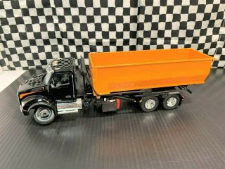 First Gear Kenworth T880 W/tub - Style Roll - Off Container - 1:34 Boxed - For Repair?