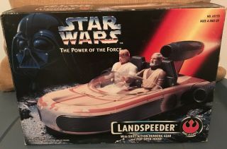 Star Wars Kenner Power Of The Force Landspeeder Rebel Alliance Nib 1995 69770