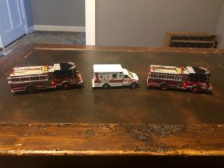 Code 3 Chicago Fire Engine 43,  78 And Ambulance 3 - No Box/container