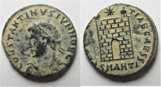 Zurqieh - Aa4085 - Constantine Ii Ae 3.  Antioch