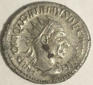 Trajan Decius Ar Antoninianus.  Rome,  250 Ad.  Genivs - Ric 16c