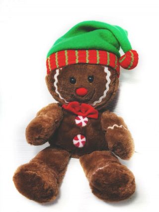 Kids Of America Gingerbread Man Plush 12” Christmas Stuffed