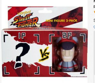 Kidrobot Street Fighter M.  Bison Mini Figure 2 - Pack Blind Packed Opponent Nip