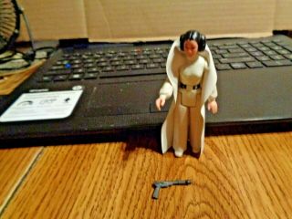 Vintage 1977 Kenner Star Wars Princess Leia Organa W/ Weapon