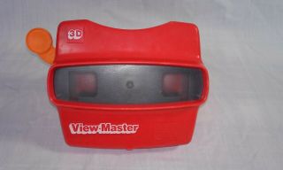 One View Master 3d Viewer Red Classic Viewmaster Toy Slide Viewer