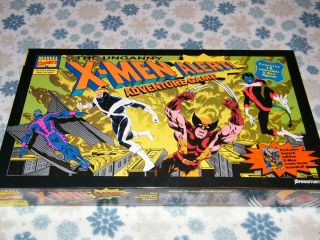 Rare Vintage 1992 X - Men Alert Adventure Board Game Pressman Marvel