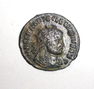 Ancient Roman Empire,  Diocletian,  284 - 305 Ad.  Ae Antoninianus