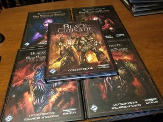 Black Crusade Full Rpg,  Core Rulebook,  Tome Of Blood,  Fate,  Decay,  And Excess