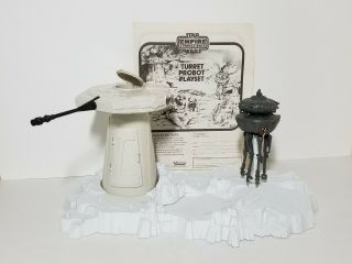 Vintage 1980 Kenner Star Wars Esb Hoth Turret Probot Play Set,  Complete