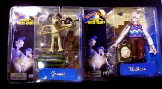 Wallace And Gromit Movie 2 Action Figure Set Pose A 2005 Mcfarlane Amricons