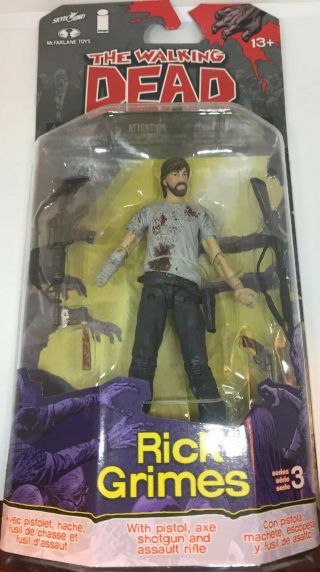 Mcfarlane Toys The Walking Dead Comic Series 3 Rick Grimes Action Figure