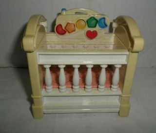 Fisher Price Loving Family Dollhouse Musical Baby Bed Crib