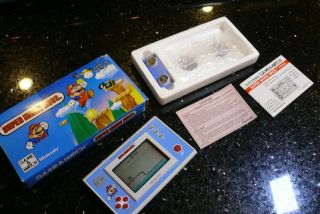 Nintendo Mario Bros.  Vintage Electronic Handheld Lcd Game And Watch ✨wow✨