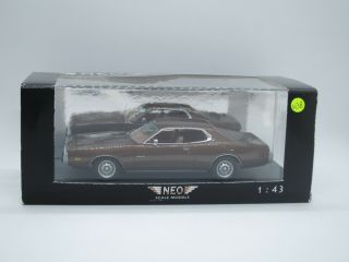 Dodge Charger 2 - door Coupe 1973 brown 1/43 NEO Resin H38 3