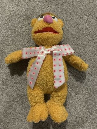 Fozzie Bear Disney Store Exclusive The Muppets Plush Stuffed Animal Toy 16 "