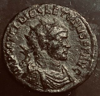 Ancient Roman Coin Diocletian 284 - 305 Ad
