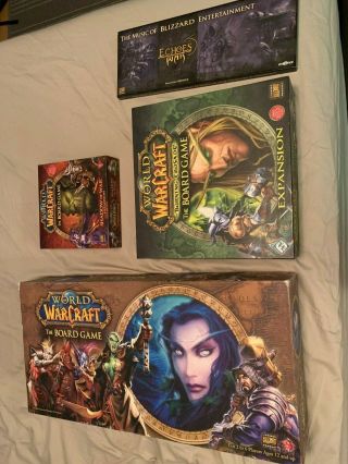 World Of Warcraft: The Board Game 2005 With Both Expansion Games
