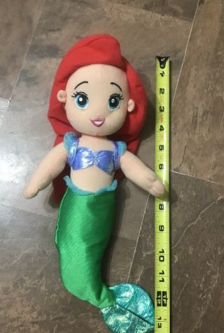 Fisher Price Little Mermaid Disney Princess Ariel Plush Doll 14 