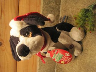 Kids Of America 12 " Plush Animated Christmas Puppy Dog Sings Silver Bells 2005