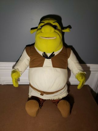 Shrek 2 Jumbo Plush 23” Stuffed Ogre Animal Dreamworks Large Toy