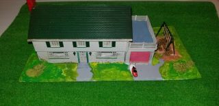 Ho Scale Railroad Hand Built Building Residence Colonial Style House Home Scene