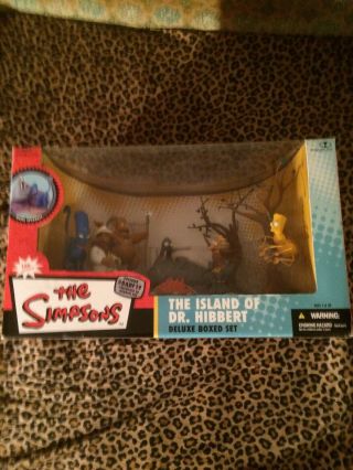 Simpsons Mcfarlane Toys The Island Of Dr.  Hibbert Deluxe Boxed Set