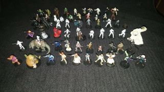 Star Wars Miniatures Rebel Storm Complete Set With Cards