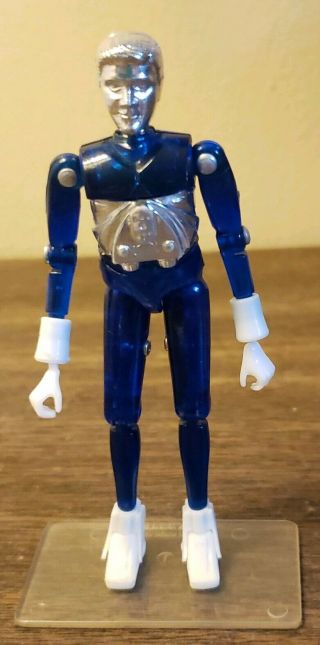 Vintage Interchangeables Cosmo Man Mego Micronauts Blue Time Traveler Microman